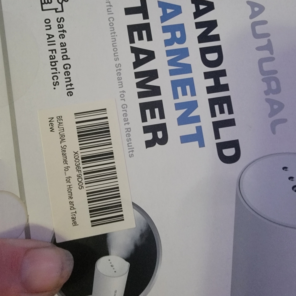 White Garment Steamer